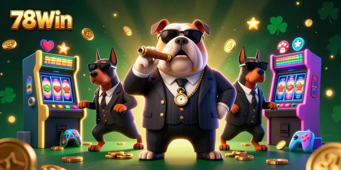 Experience thrilling gameplay at 78Win with colorful arcade machines and engaging casino action.