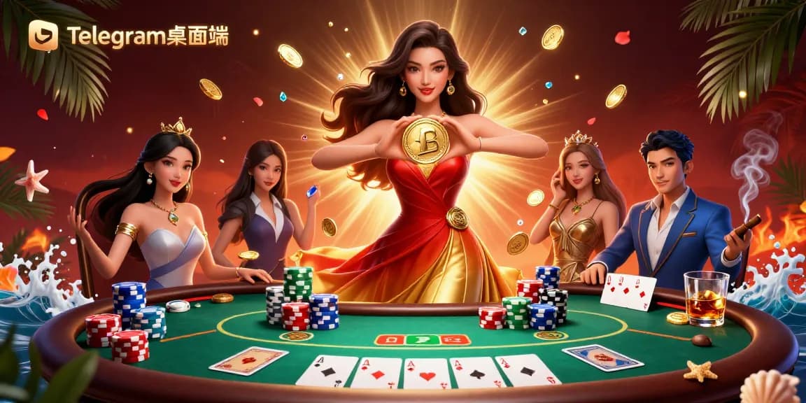 在Telegram桌面端上玩牌并赢得丰厚奖金,同时享受视觉震撼的赌场场景。