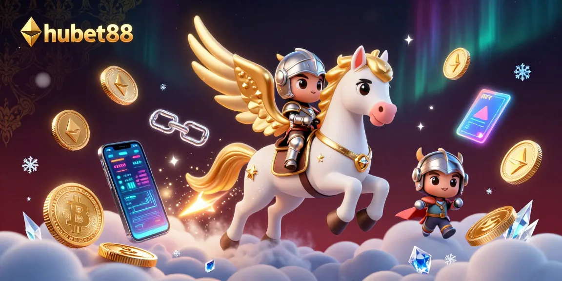 Bet and win at hubet88 with immersive casino gaming and vibrant 3D illustrations.