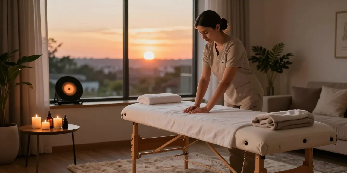 Experience premium 영등포출장마사지 in a serene home environment with a professional therapist.