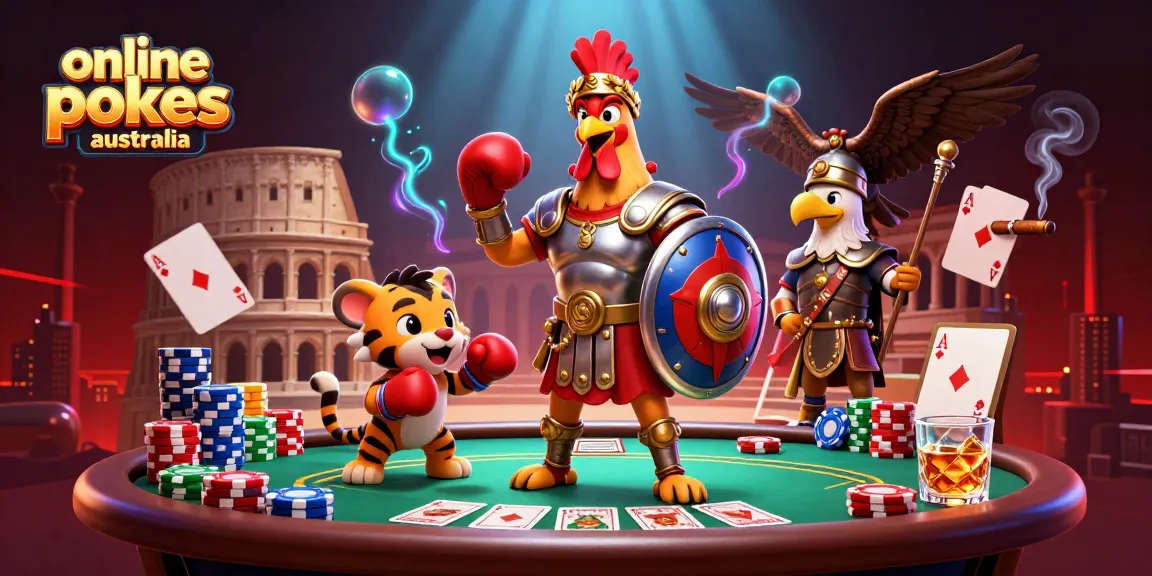 Experience thrilling online pokies Australia with this vibrant casino scene