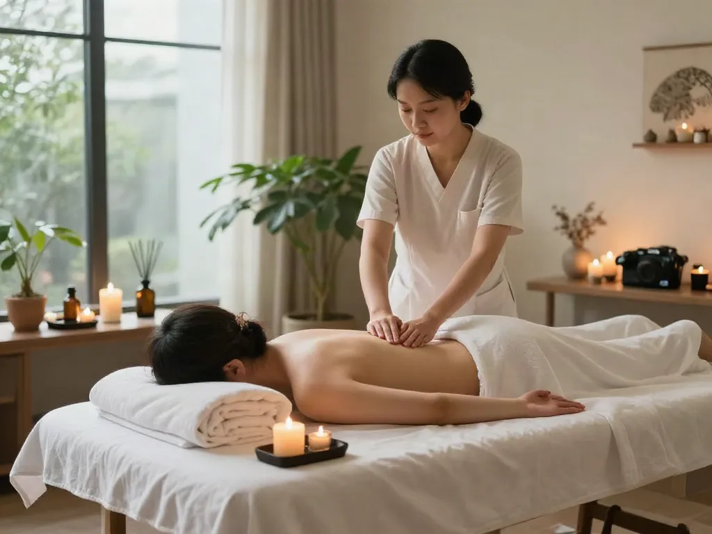 Experience 광명출장안마 in a tranquil spa setting, with soothing treatments and aromatic ambiance.